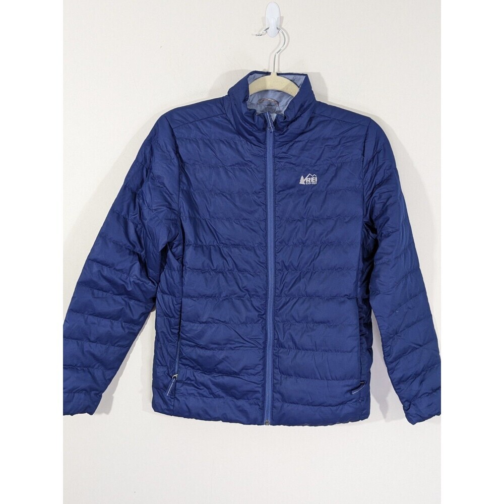 REI Co-Op Down Puffer Jacket Boys L (14-16) Blue